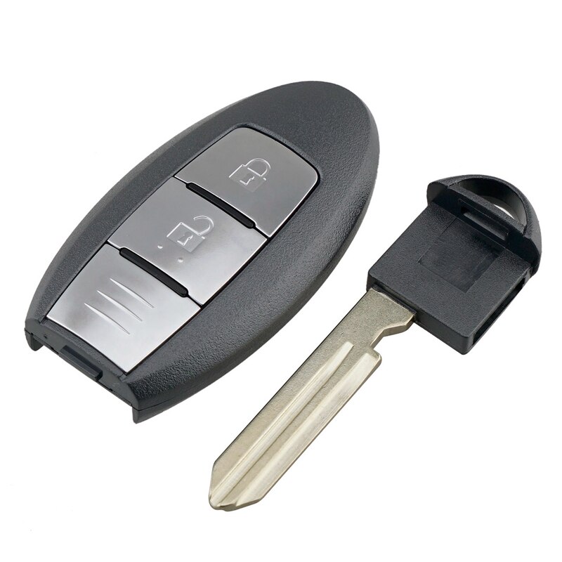 Auto Slimme Afstandsbediening Sleutel 2 Knoppen Autosleutel Fob Fit Voor Nissan Qashqai X-Trail 43Hz