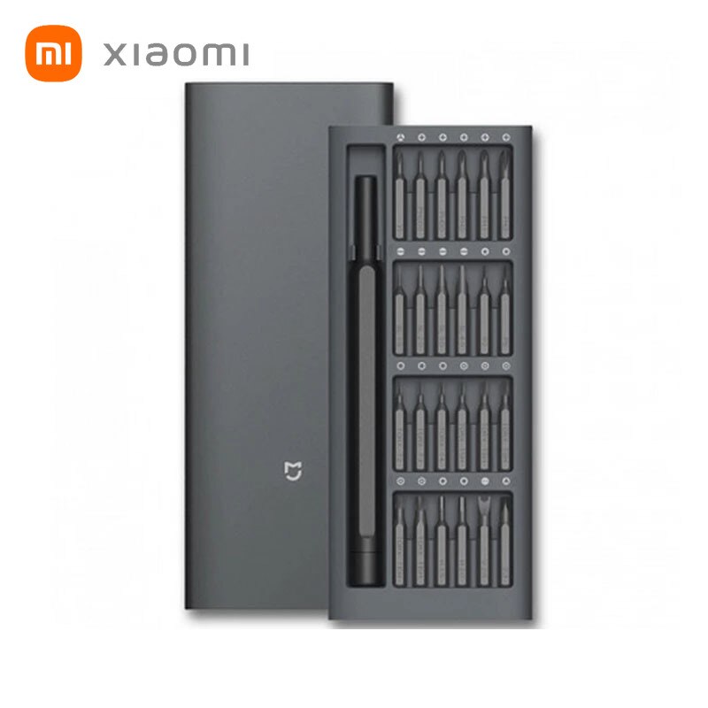 Xiaomi Mijia Wiha Dagelijks Gebruik Schroef Kit 24 Precisie Magnetische Bits Alluminum Doos Schroef Driver Xiaomi Smart Home Kit