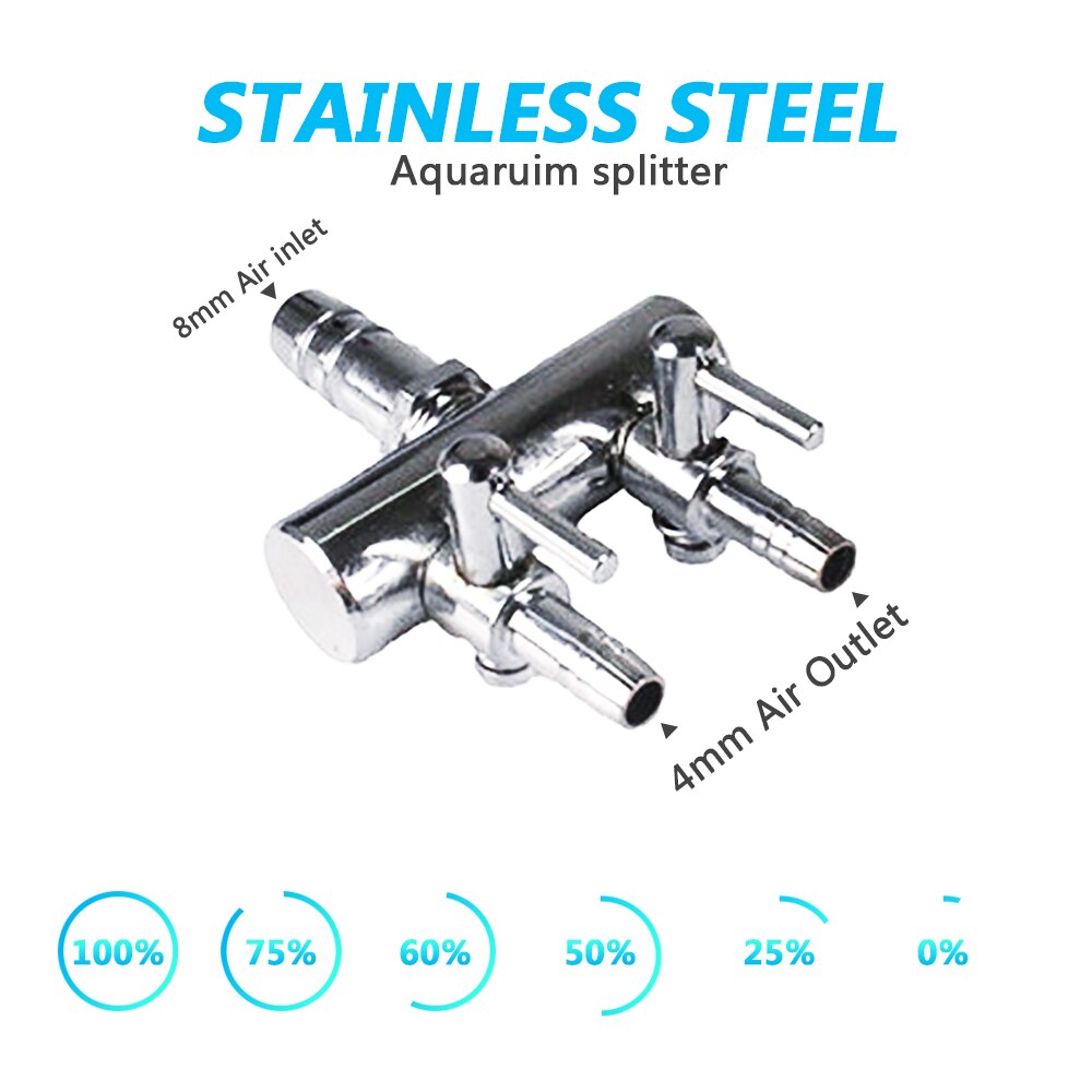 2 4 6 Way Air Splitter Valve Aquarium Fish Tank Luchtpomp Flow Splitter Distributeur Pomp Valve Kraan Hendel schakelaar Klep