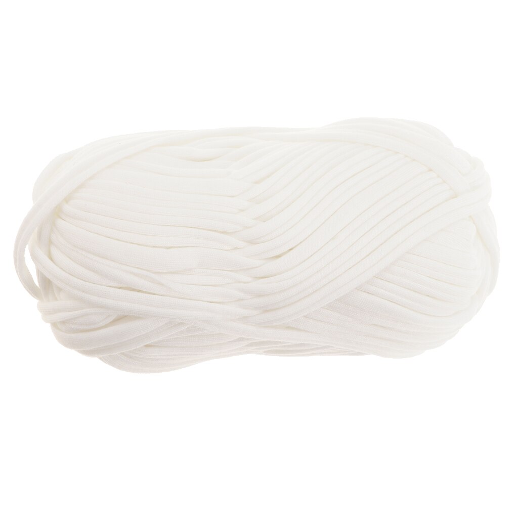 1 Streng 100G Elastische Breien Zachte Polyester Stof Garen Diy Breien Voor Hoed Zakken Speelgoed Tapijt Handmaking
