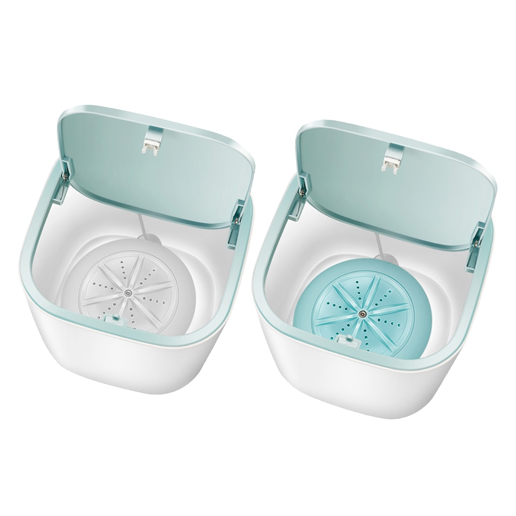 Washing Machine 3.8L 18W for Makeup Brushes Travel Camping White Blue Washing Machines