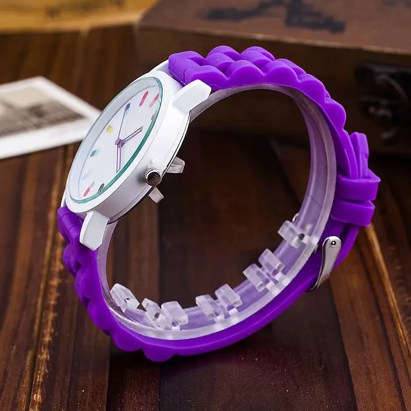 Vrouwen voor Horloges Mode Wit Groen Siliconen Jelly Student Klokken Casual Luxe Meisje Horloge Zegarek Damski Reloj Mujer часы