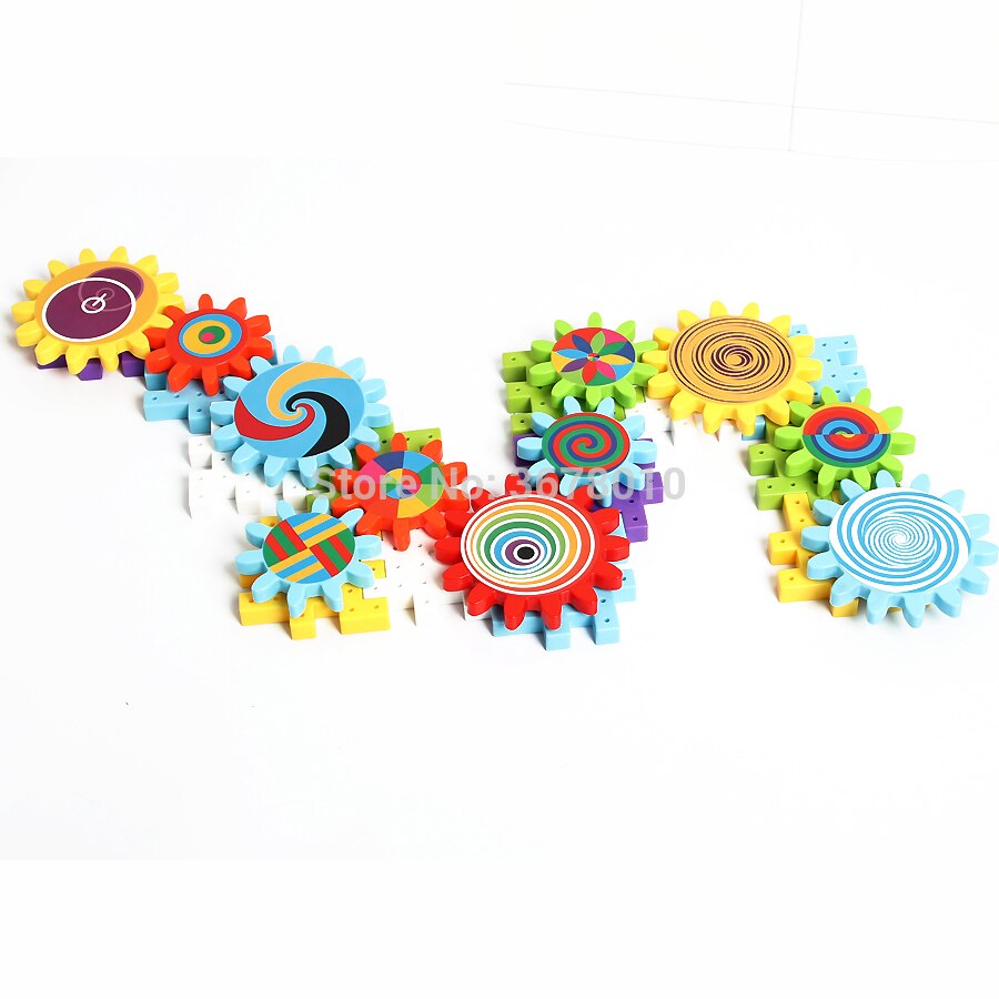 Kaleido Versnellingen Building Set met Mozaïek Paddestoel Nagels Bouw Kit, Caleidoscoop Gear Combinatie Kit Educatief speelgoed