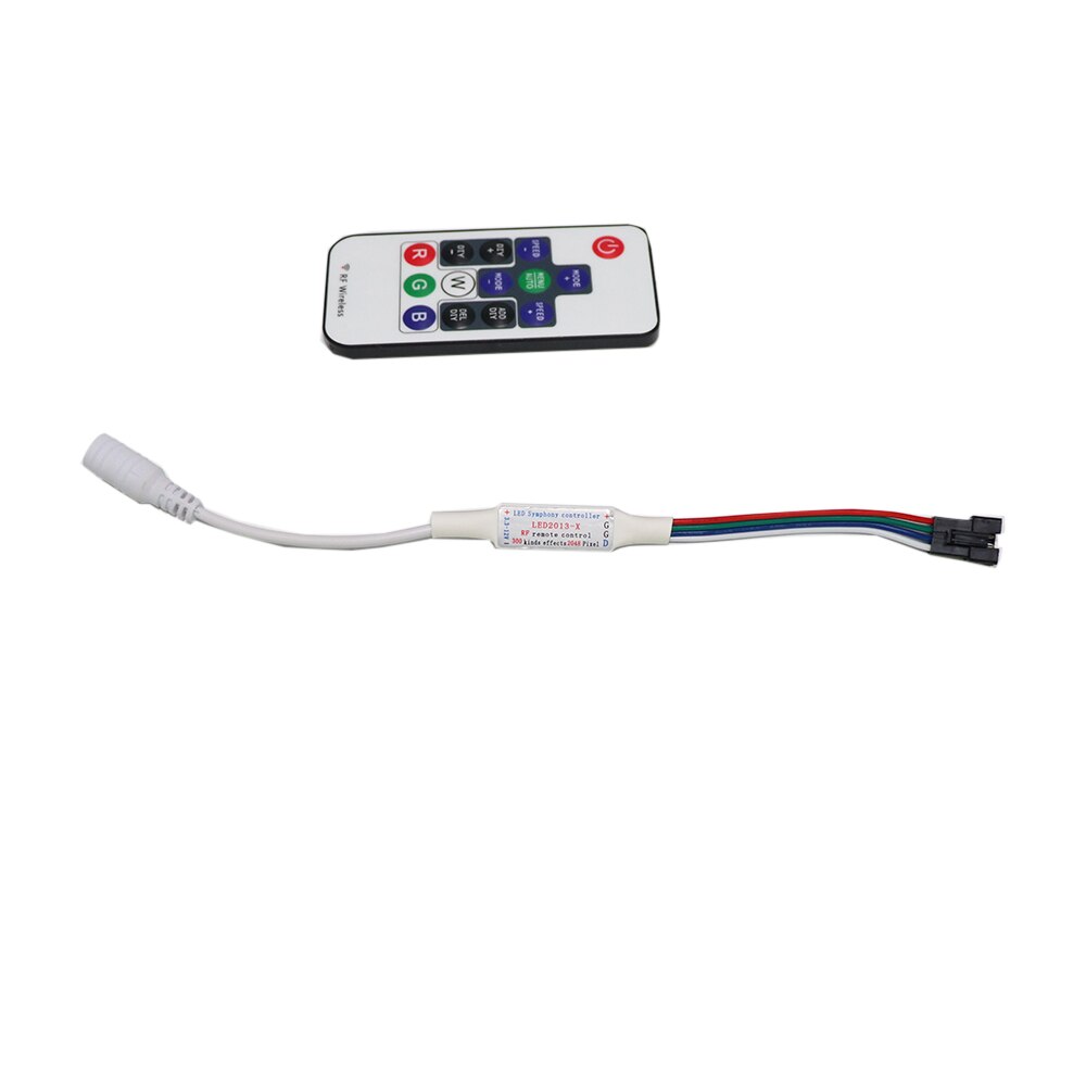WS2813 WS2815 LED Controller DC 5V 12V Wireless RF Remote Dream Color Controller for WS2815 WS2813 WS2813B WS2815B CS8812 JK184: LED-2013-4PIN female