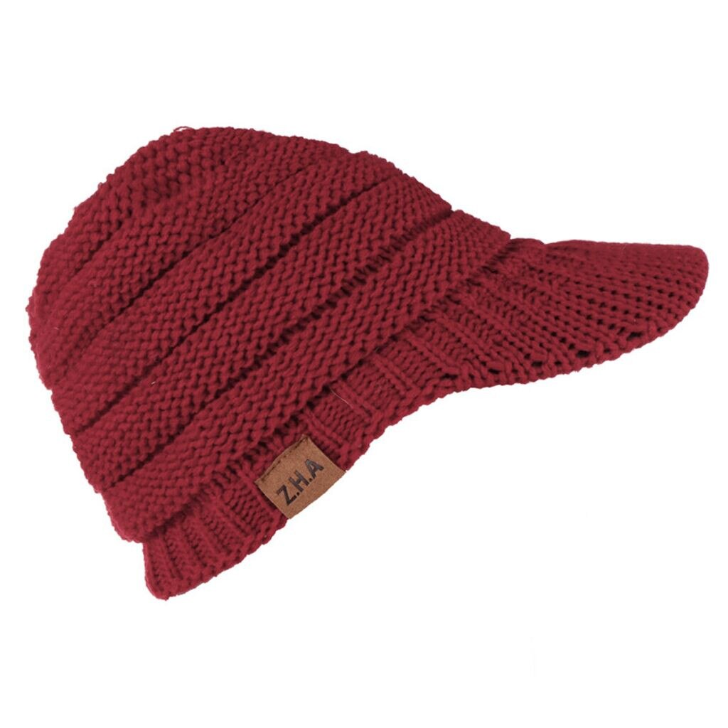D adulto di alta qualità prodotto più venduto cappelli Unisex cappello all'uncinetto invernale cappello lavorato a maglia berretto da Baseball caldo caldo e confortevole: RD