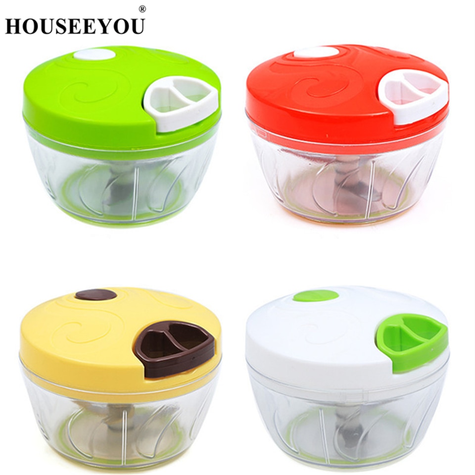 Manual Food Chopper Household Vegetable Chopper Shredder Multifunction Food Processor Meat Machine Crusher Blender