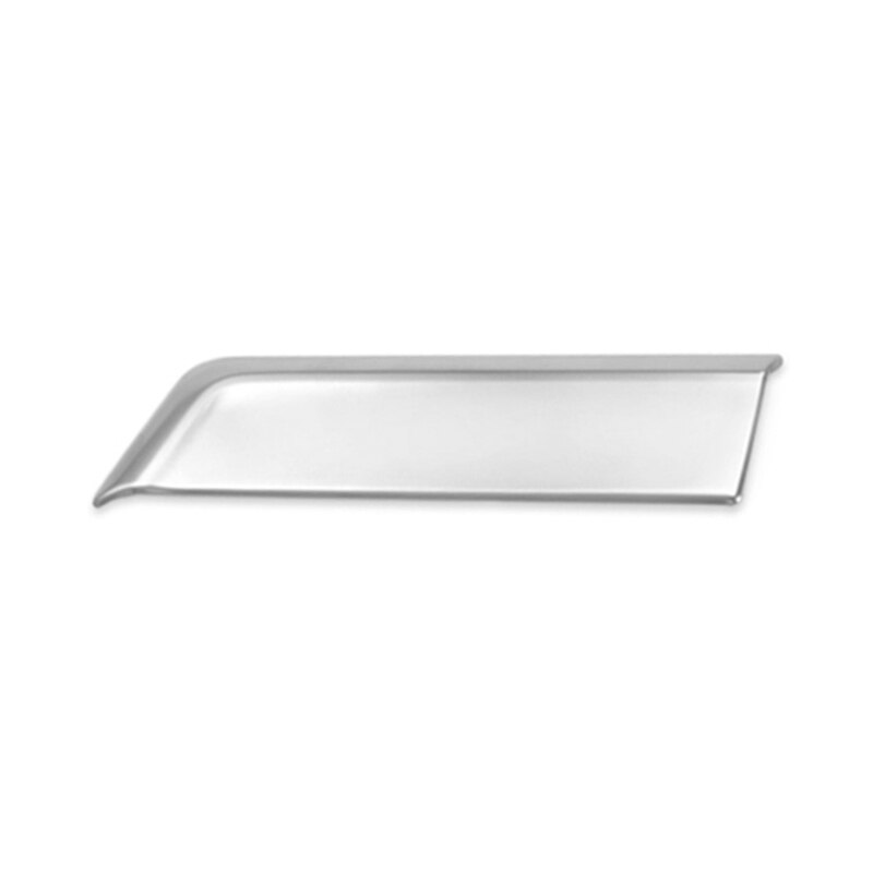 Panel de mechero frontal de acero inoxidable para coche Volkswagen, cubierta embellecedora con marco USB, accesorios de pegatina, para VW Golf 8 MK8 2022: A Silver