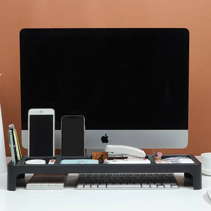 Schreibtisch Organizer Box Büro Tastatur Lagerung Rack Tisch Desktop Lagerung Halter Multigrid Schublade Hause Schreibwaren Lagerung Zubehör