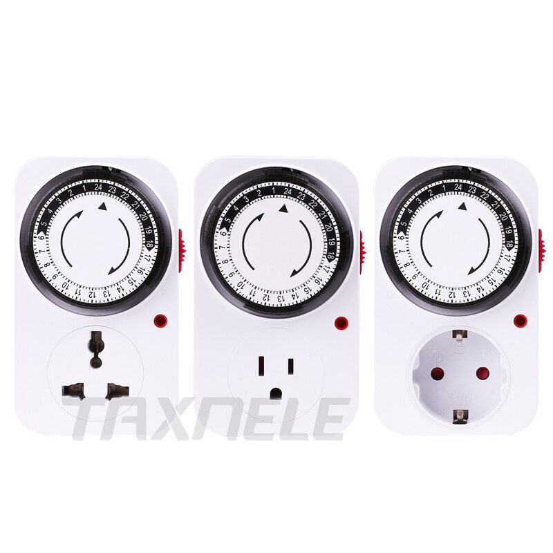 24 Hour Programmable Mechanical Timer Switch Universal Socket Timer 220V 16A Europe Plug EU plug