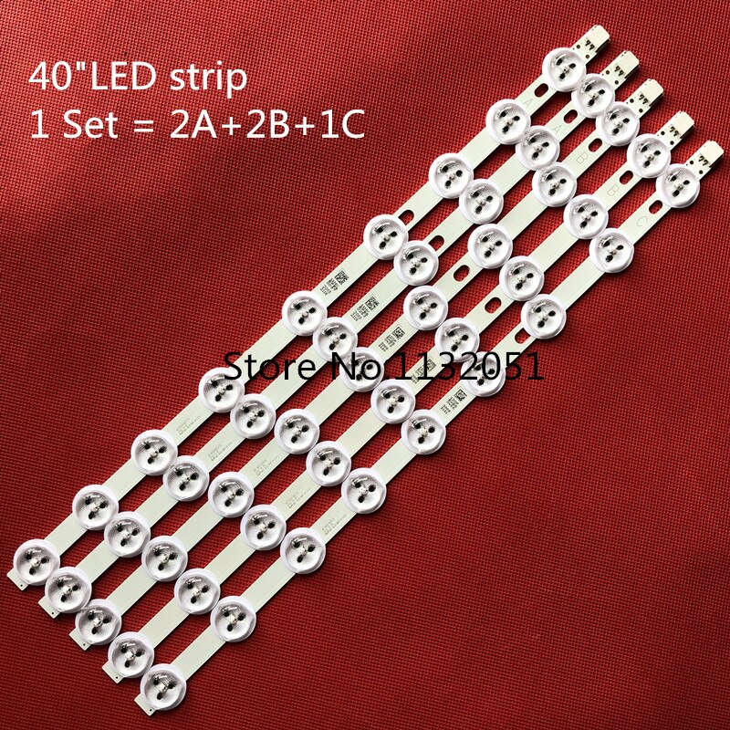 1set=10pieces 40" NDV REV1.0 ABC For 39PF3025D 40L1333DB P40LED13 VES390UNDC-01 VES400UNDC-01 VES400UNDS-02 03