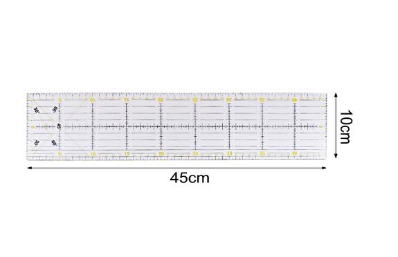 30/45/60Cm Quilten Naaien Patchwork Liniaal Snijgereedschap Dikke Transparante Diy: 5A21260