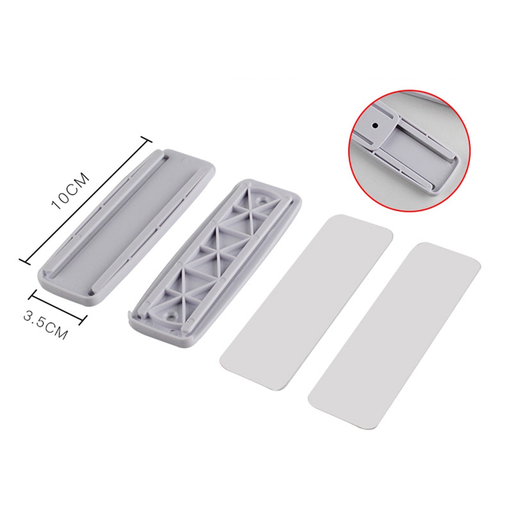 Wall-Mounted Sticker Punch-free Plug Fixer Home Self-Adhesive Socket Fixer Cable Wire Organizer Seamless Power Strip Holder