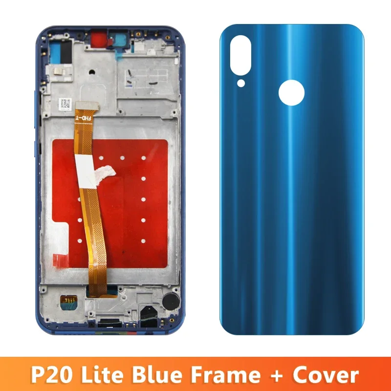 OEM For HUAWEI 5.84''P20 Lite For Nova 3e ANE-LX1 LX3 LX2 LCD Display Touch Screen Digitizer Assembly Replacement: AQUA