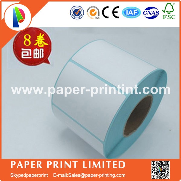 1 Roll Garantido 58*30 58 30 5.8x3 cm adesivo térmico papel de etiqueta, impressão de código de barras da etiqueta de papel térmico papel 800 etiquetas/rolo