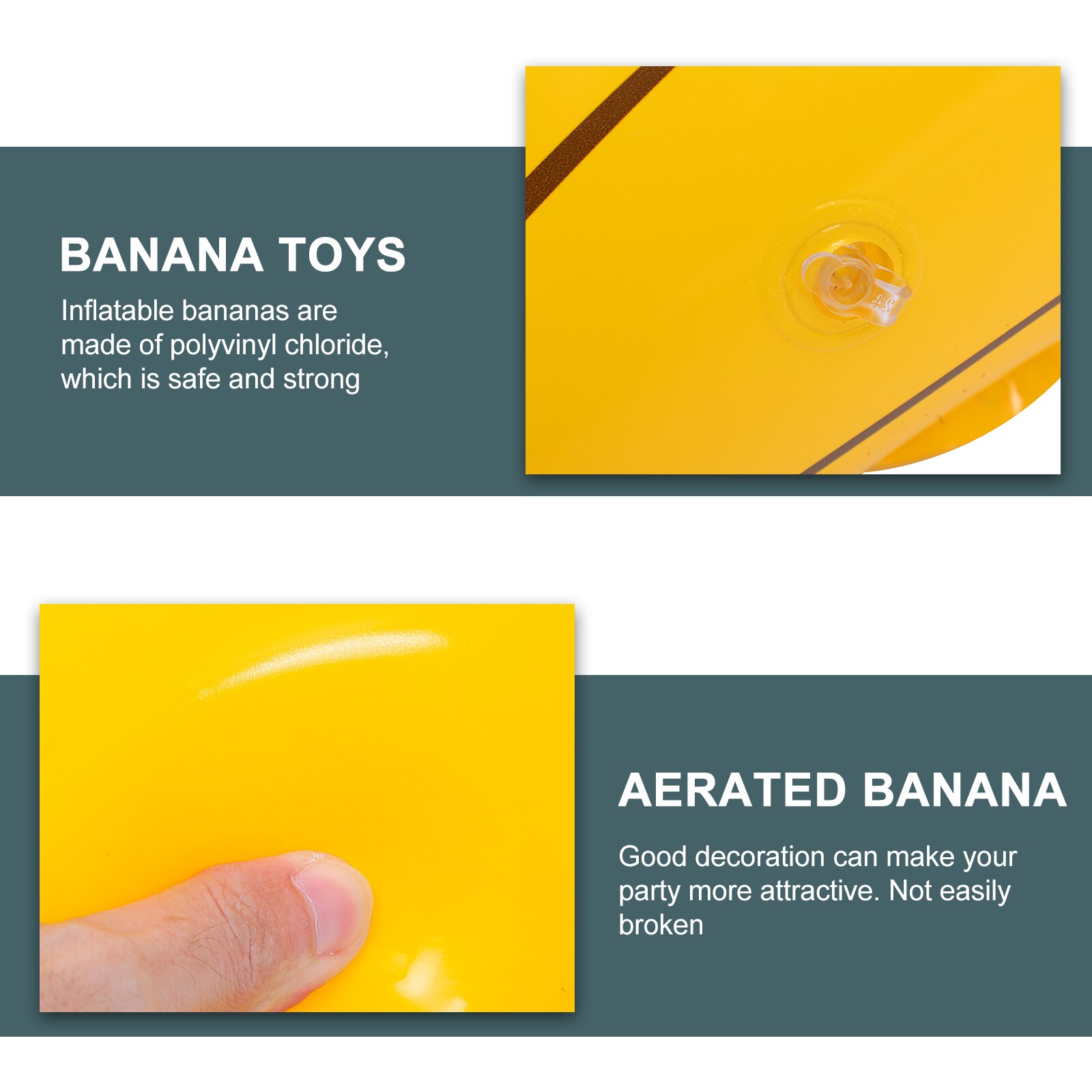 3Pcs Opblaasbare Banaan Party Game Voor Bridal Shower Engagement Zwembad