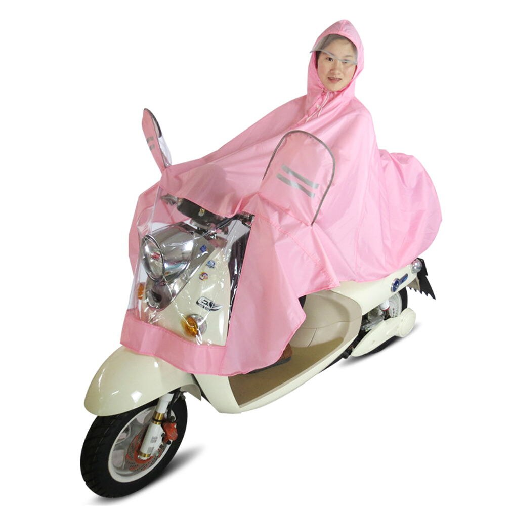 Multifunctional Water Blossom Color Changing Raincoat Rainwear For Motorcycle Electric Vehicle Men And Women: pink