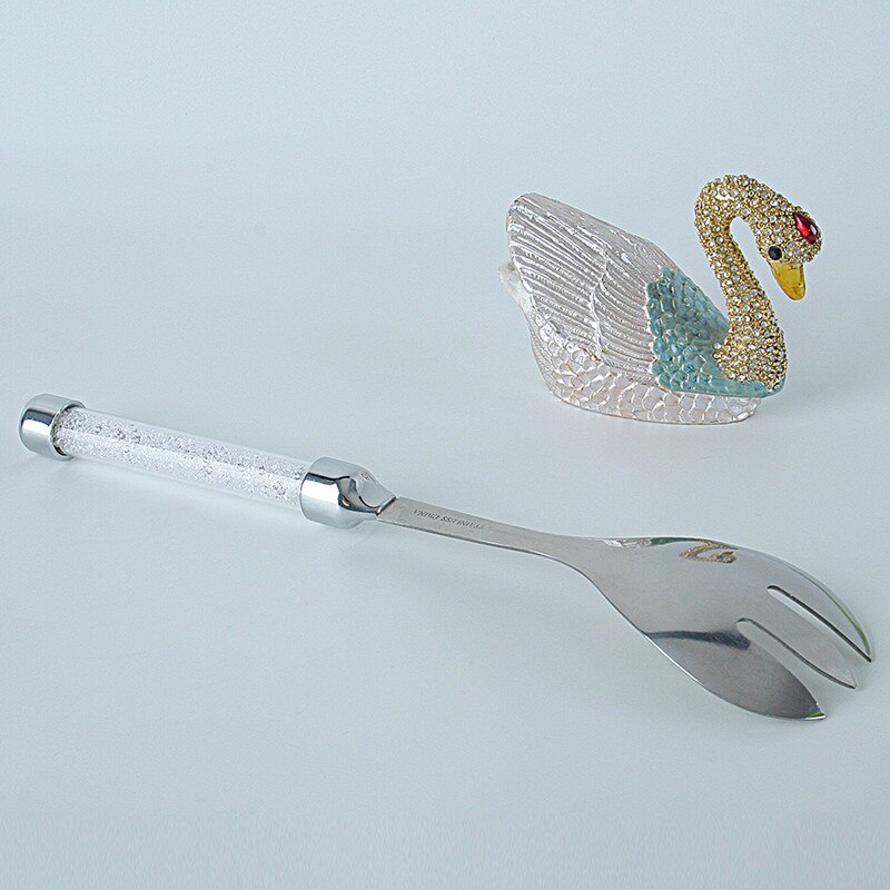 Oh Trend-Utensilios de cocina de cristal creativos para servir ensalada, juego de mesa para boda, juego de cena