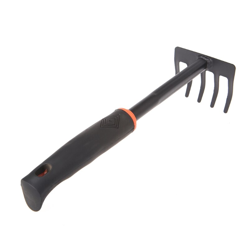 1Pc Portable Digging Tool Mini Steel Rake For Home Garden Transplanting Tool HX6D