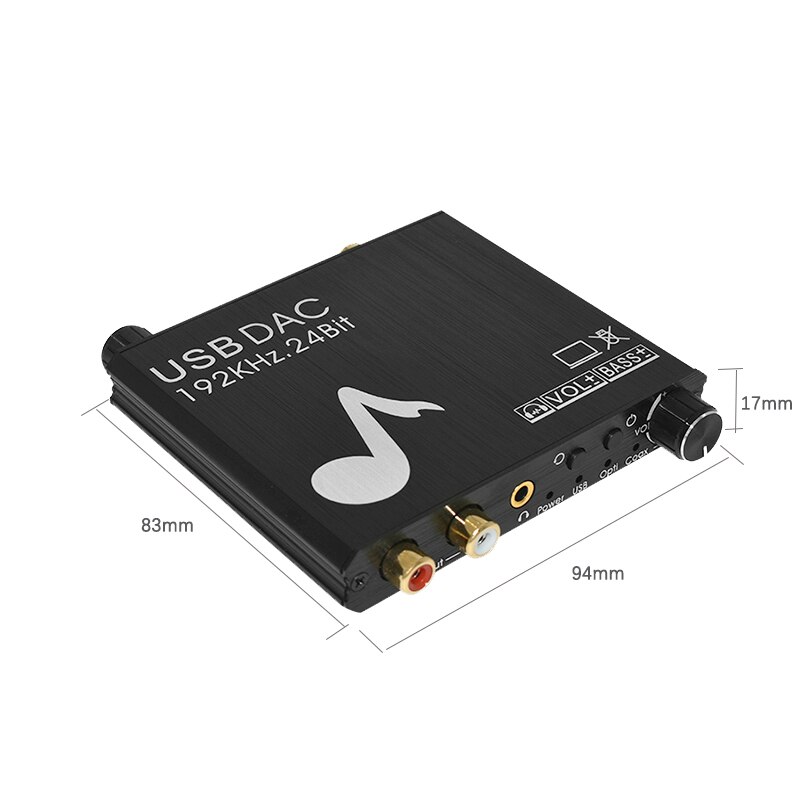 Convertidor de audio Digital a analógico, Extractor estéreo de frecuencia de muestreo SPDIF óptico a RCA de 3,5mm para ps3, ps4, TV, xbox, Cable de alimentación USB