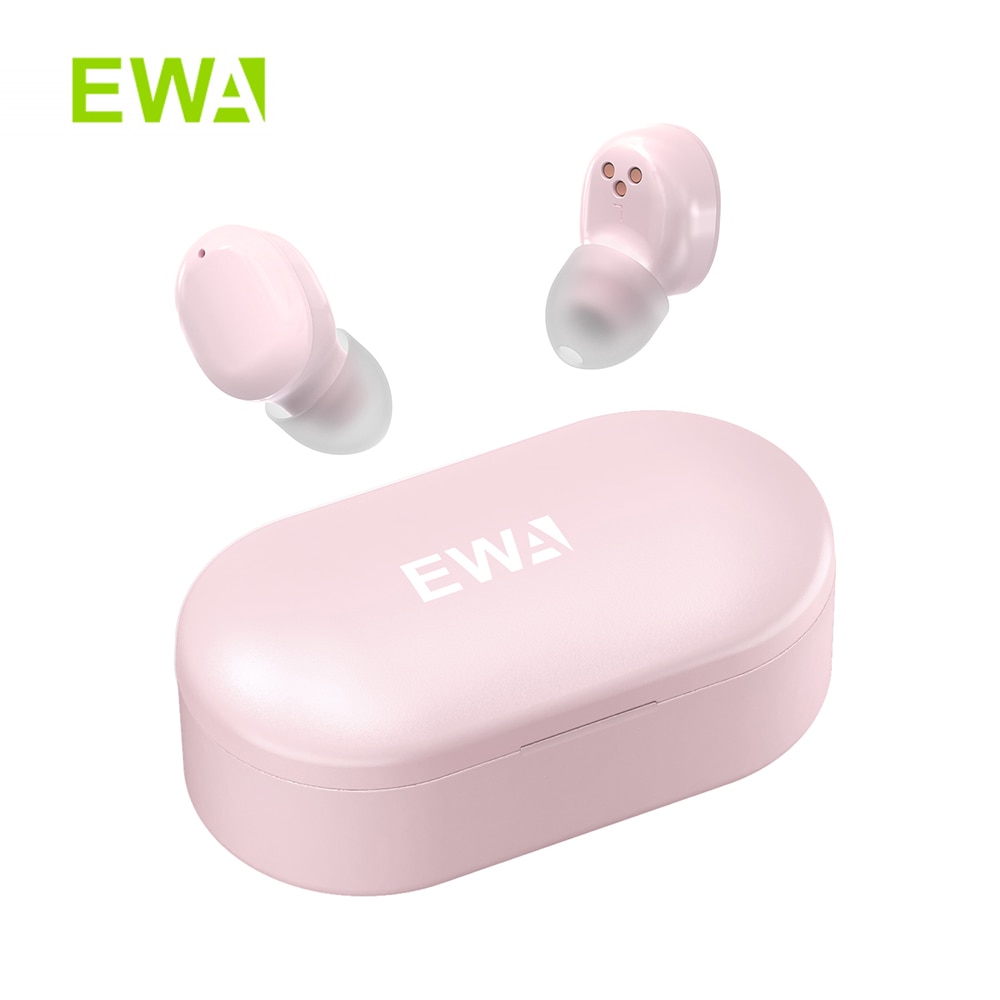 Ewa T300 True Draadloze Oortelefoon Met Microfoon Opladen Doos IPX6 Waterdichte Bluetooth 5.0 Tws Stereo Oortelefoon Pods Pro Oordopjes
