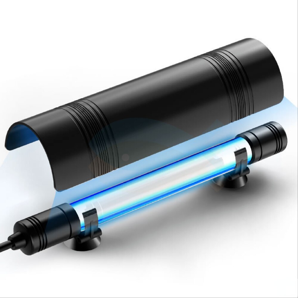 SUNSUN – lampe de stérilisation UV 3W-14W, éclairage étanche avec couvercle pour Aquarium
