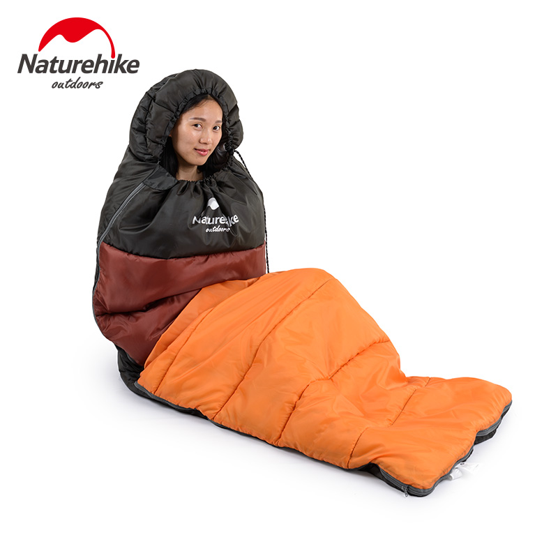 Naturehike udendørs camping voksen sovepose vandtæt holde varm tre sæson forår sommer sovepose til camping rejser