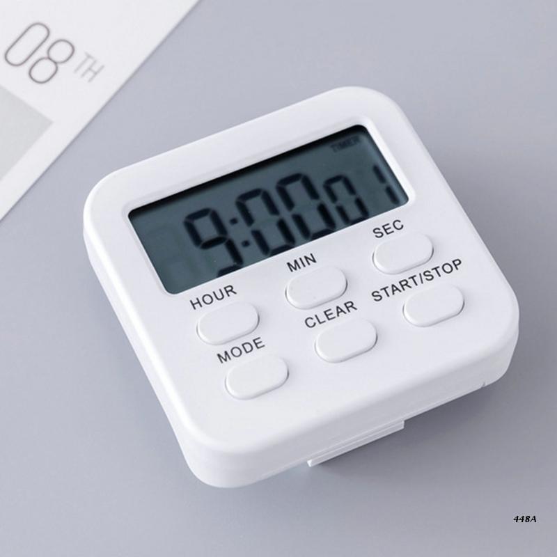 Kitchen Timer 24 Hour Clock &amp; Alarm Memory Function Count Up &amp; Count Down Timer