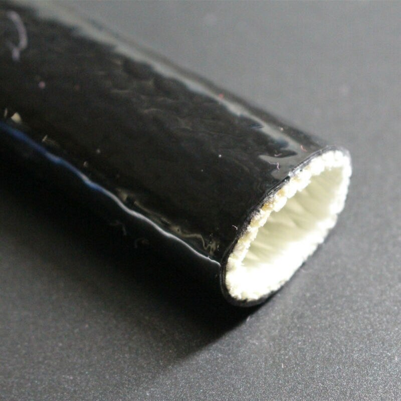 Høy temperatur  an6 varme vulkan brannhylse brannflett flamme skjold svart 3/8 x 1m id :10mm pass vw