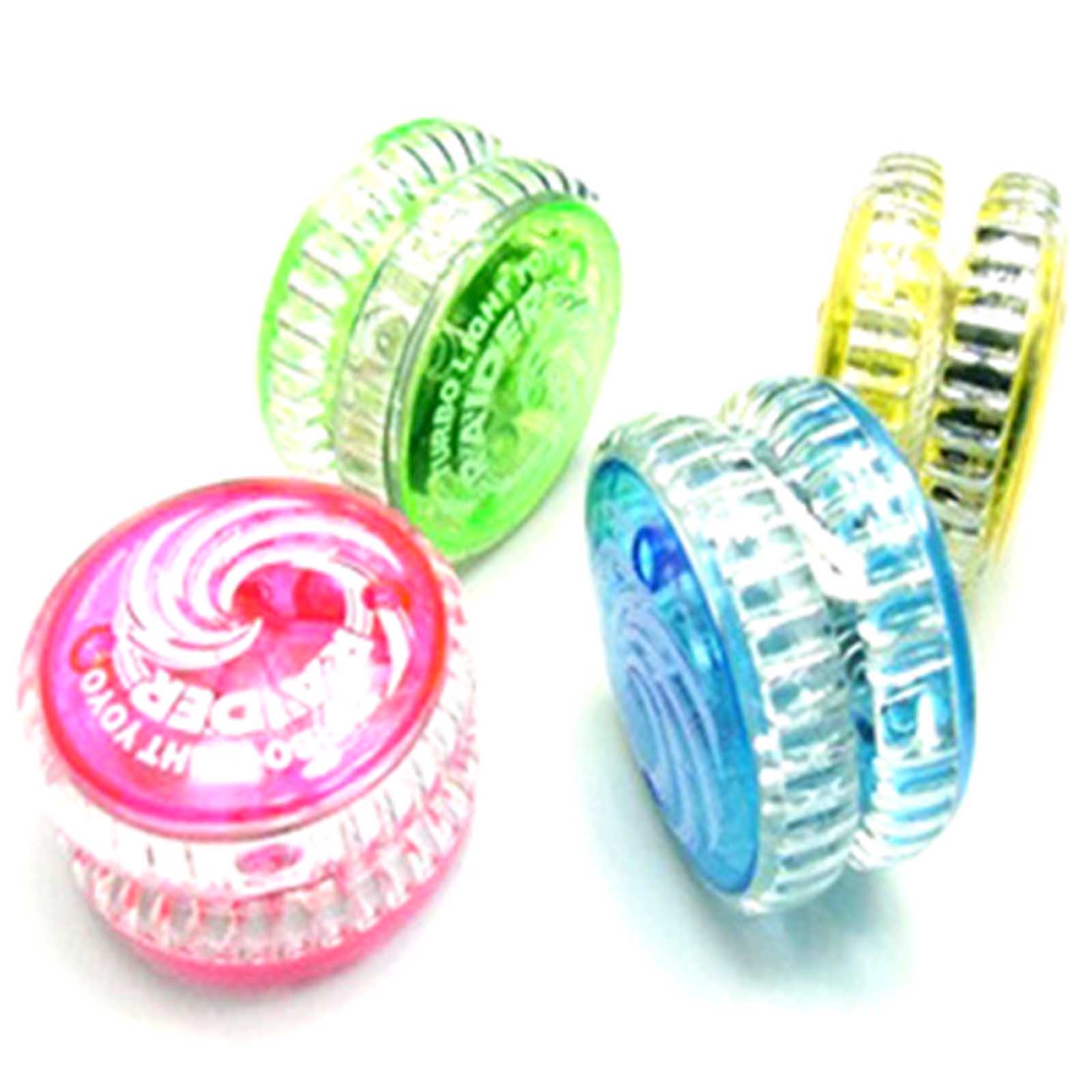 Yo-Yo Toy Colorful YOYO Ball Flashing LED Children Plastic Compact And Portable, Easy To Carry.: Default Title