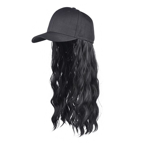 Tomo Korte Baseball Cap Haar Pruik Synthetische Natuurlijke Wave Hair Extensions Pruik Met Hoeden Verstelbare Voor Vrouwen Blonde Kleur: Hei 1B