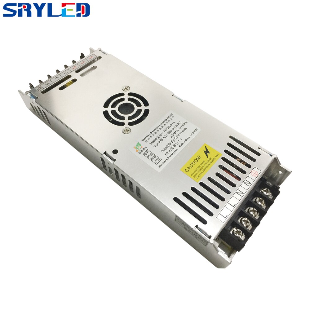 LED Display AC 220-240V Ingang Voeding G-energie 5V-60A Untra Slanke PSU