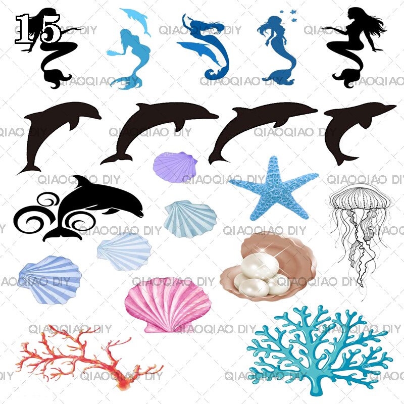 1pc Style Tree Halloween Cat Fish Transparent Material With Use Of Epoxy Mold Making Tool Filling For DIY Jewelry: SC-15