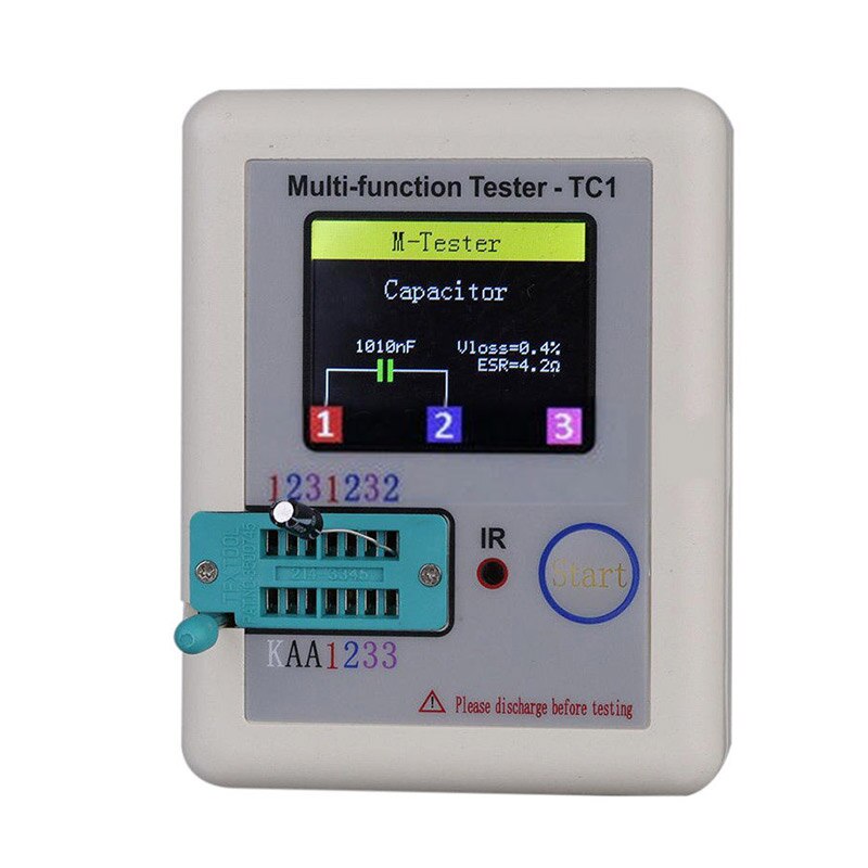 Pocketable Multifunction Transistor Tester LCR - TC1 Full Color Graphics Display --M25