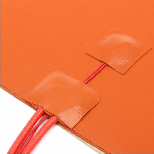 12V 200W 200X200MM Silicone Rubber Heater 3D Printer Heater Bed
