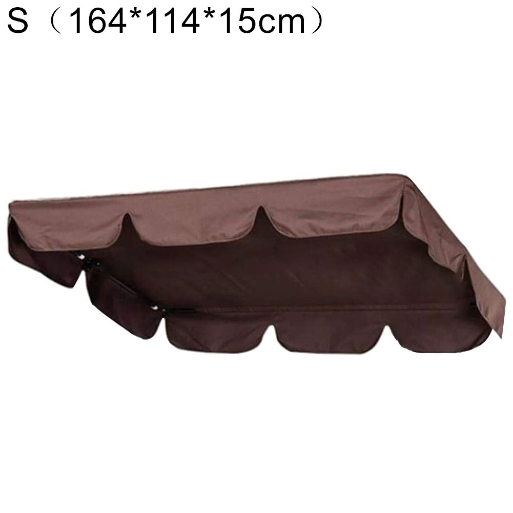 Outdoor Courtyard Swing Canopy Ceiling Cover Sunshade Shelter Waterproof Awning Dust-proof: Coffee 1