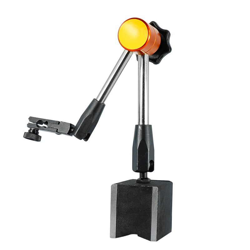 Cmcp måleur indikator magnetiske standere universal fleksibel magnetisk base holder stativ værktøj til ur indikator base: Rød