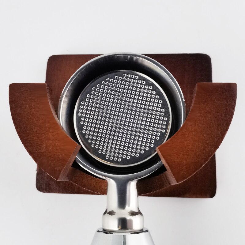 51mm/53mm/54mm/58mm Wood Holder Espresso Coffee Tools Coffee Filter Tampers Wall Mounted Rack Coffee Portafilter Wall Rack