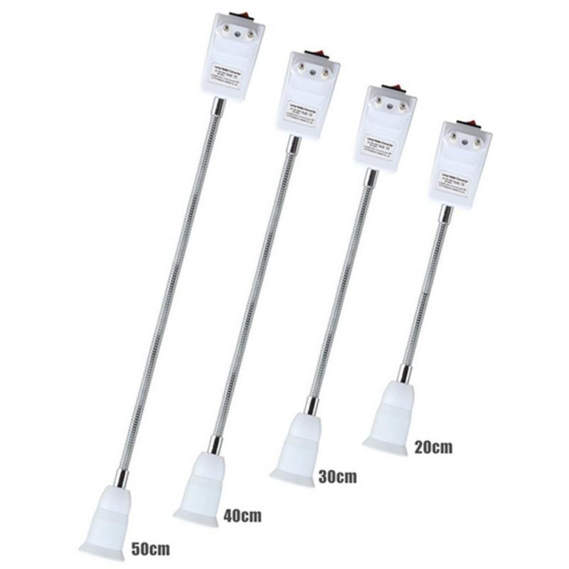 Portalámparas de luz E27, convertidor de extensión Flexible, enchufe adaptador, enchufe europeo/estadounidense