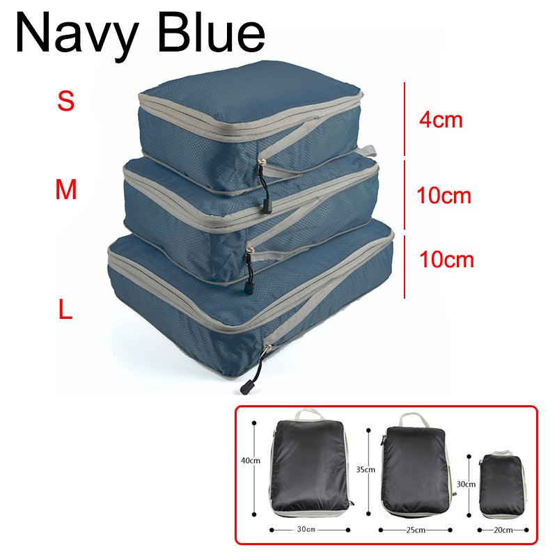 Reise Lagerung Tasche Kompressible Verpackung Für Einfache Lagerung dauerhaft Kleidung Würfel Große Kapazität Nylon Tasche Für Kleidung Lagerung: XL / Gelb