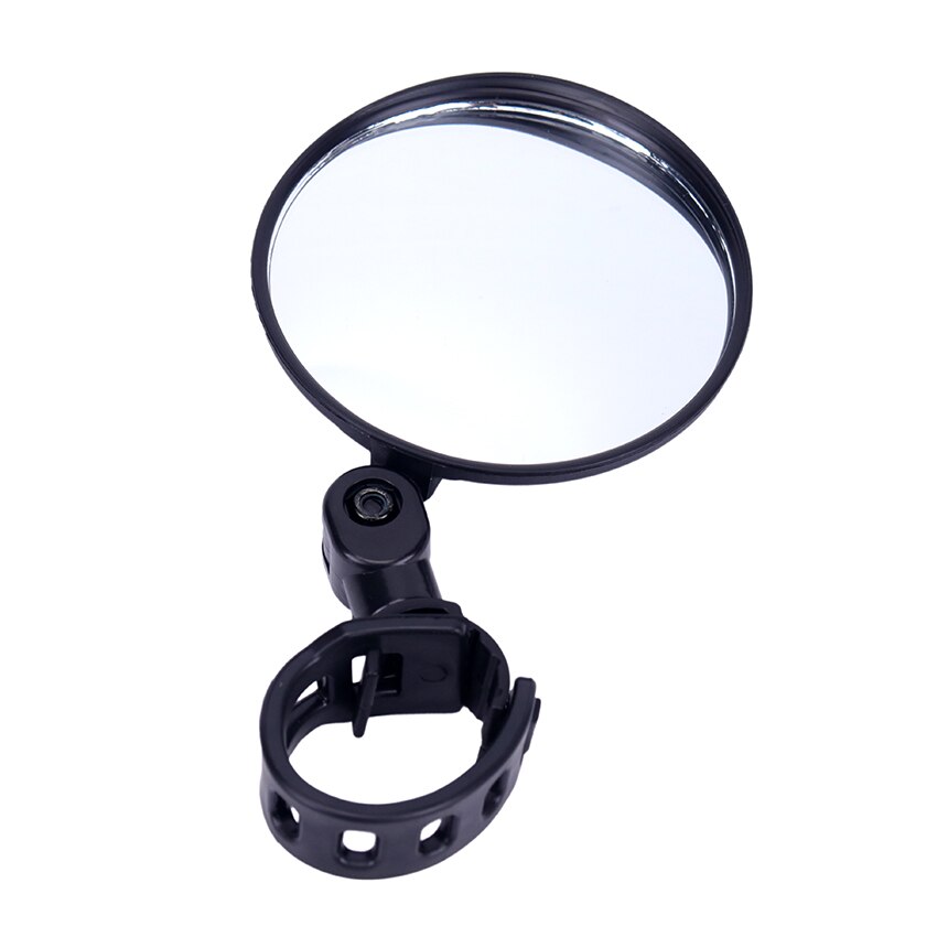 1PC MTB Bike Rearview Mirror Bicycle Rearview Wide Angle Handlebar Mirrors 360 Degree Rotate Cycling Rear View: Round