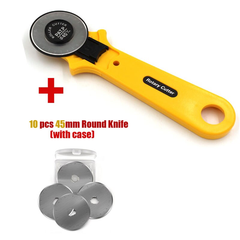 Cortador rotativo de 28mm, 45mm, hoja de corte Circular, rueda de rodillo de retazos, cuchillo redondo, tela de cuero, cortador artesanal, accesorios de costura DIY: Gris oscuro