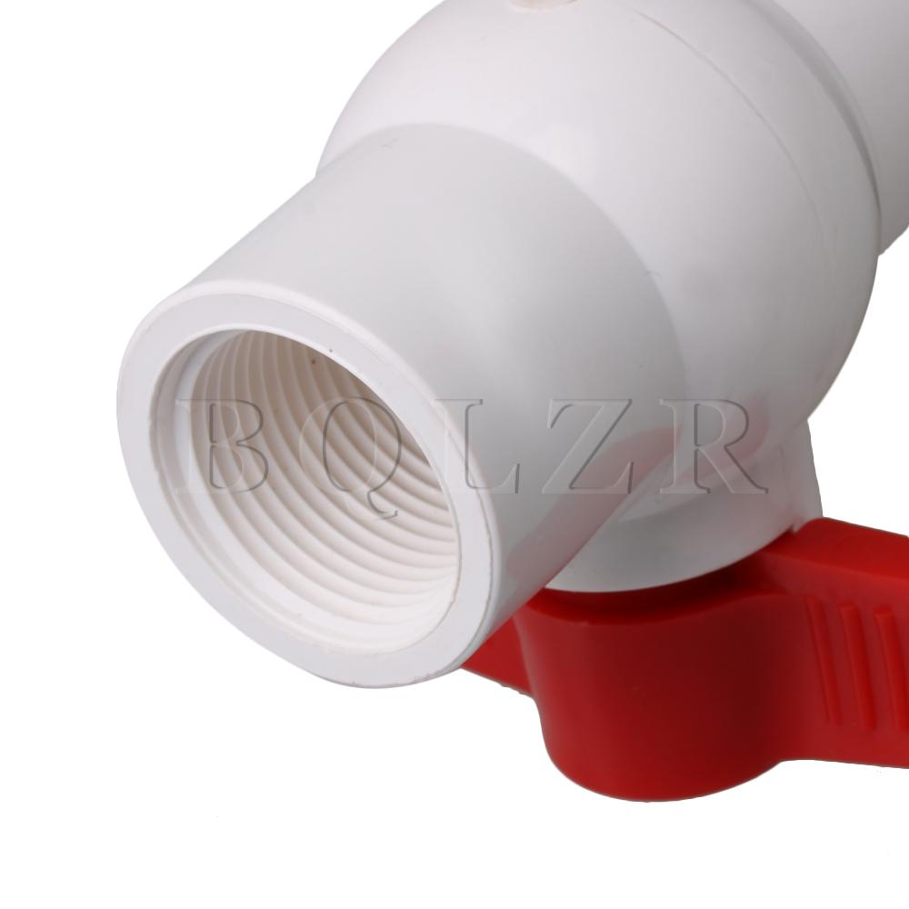 Bqlzr Plastic Kogelkraan T-Handvat Uitschakeling Kogelkraan Voor 32PE Buis Wit