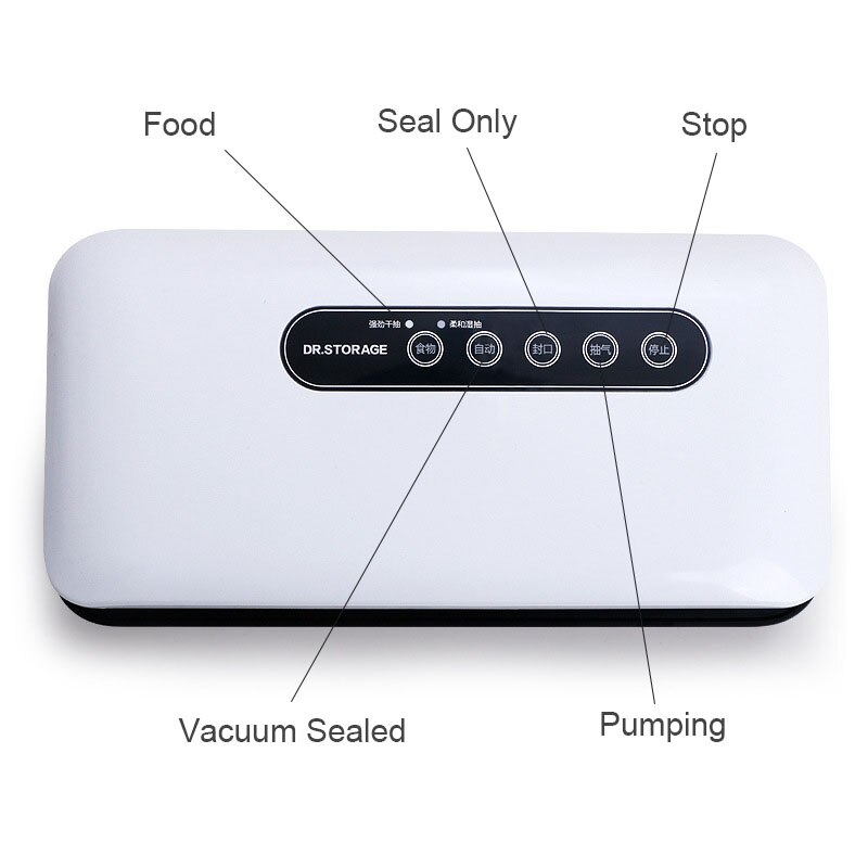 Household Food Vacuum Sealer Packaging Sealing Machine Home Sous Vide Packer Food Storage Saver Kitchen Appliances