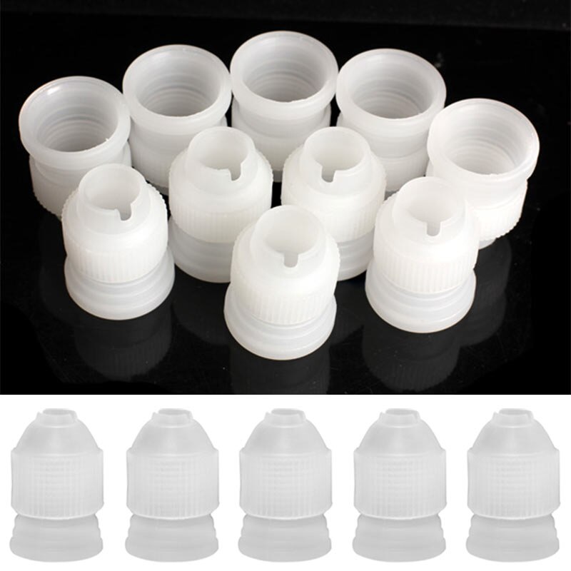 10pcs Cake Decorating Couplers Decorating Kit Bakery and Pastry Equipment For