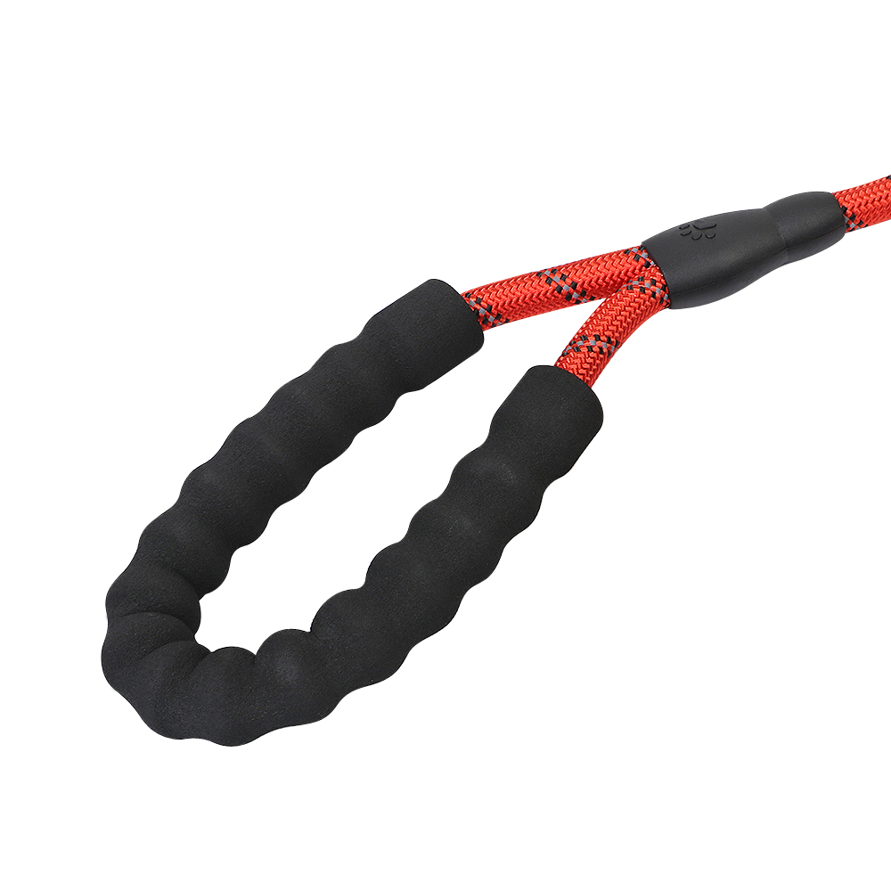 Correa reflectante grande para perro, cuerda de nailon para mascotas, correas de seguimiento, correa de escalada larga para perros de plomo para perro mediano, perro grande imponente