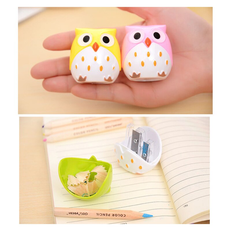 1pc Cute Kawaii Pencil Sharpeners For Kids School Supplies Stationery for Children Stationery Plastic Sharpener