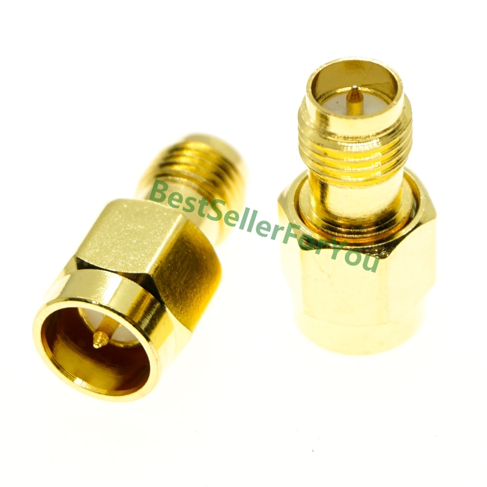 RP-SMA female plug to Quick SMA male no screw Test RF adapter connector