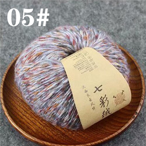 50g/ ruller tykt bomuldsgarn til sweater strikning mink fnug hæklegarn gør det selv hækling syudstyr: 5