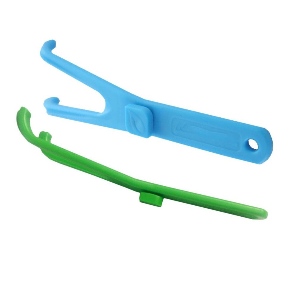 Y forme dentaire porte-fil sécurité santé spéciale de poignée interdentaire dents nettoyage bâton outils support d'aide