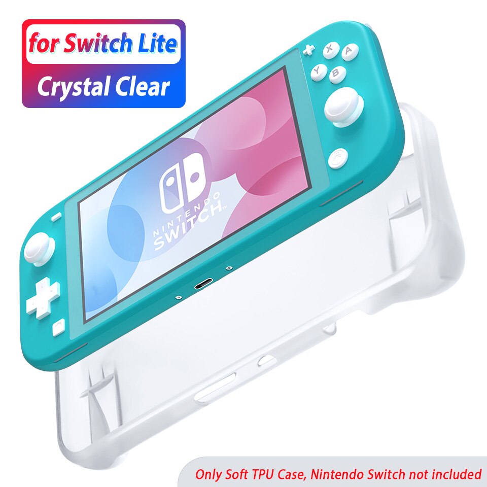 Funda de silicona para Nintend Switch Lite funda protectora Coque para Nintendo Switch Nintendos NS Lite Housse protección clara: Clear For NS Lite